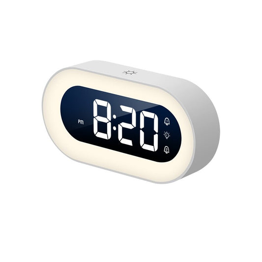 TimeGlow – Digital Vekkerklokke med Nattlys
