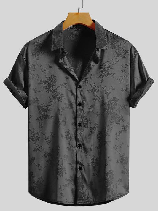 Ethan - Brodert Skreddersydd Slank Moderne Skjorte