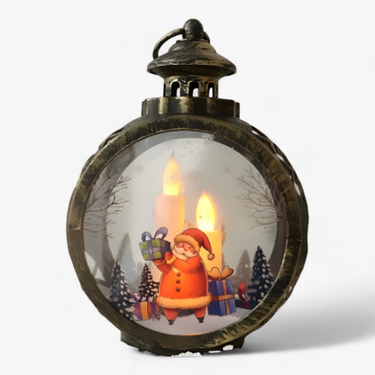 FrostGlow - Dekorativ snømannslampe med LED-lykt simulert til jul