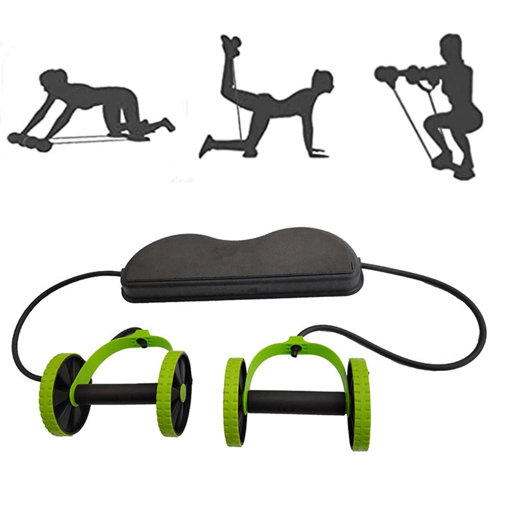 Oidrac - power roll magetrener med to hjul for trening av hele kroppen