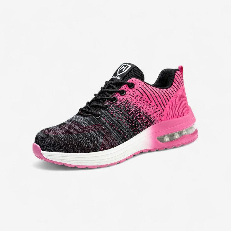 Damian – Joggesko med Rund Tupp og Mønstret Såle