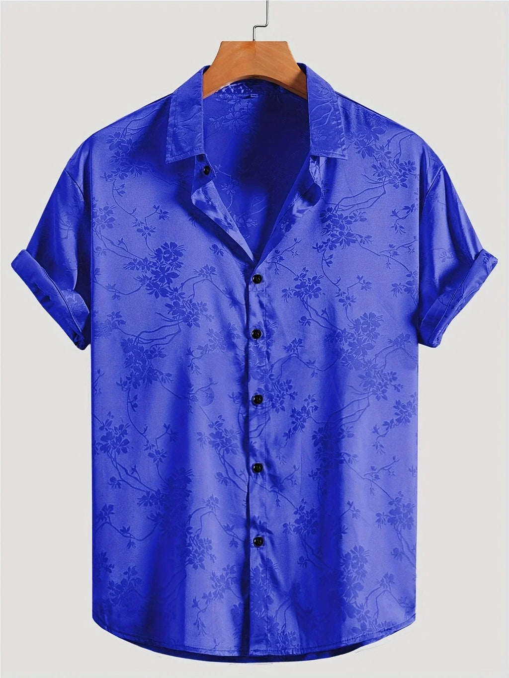 Ethan - Brodert Skreddersydd Slank Moderne Skjorte