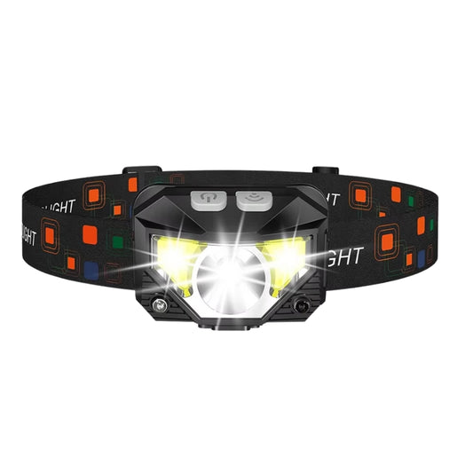 LumiTrack – Oppladbar LED hodelykt med Bevegelsessensor