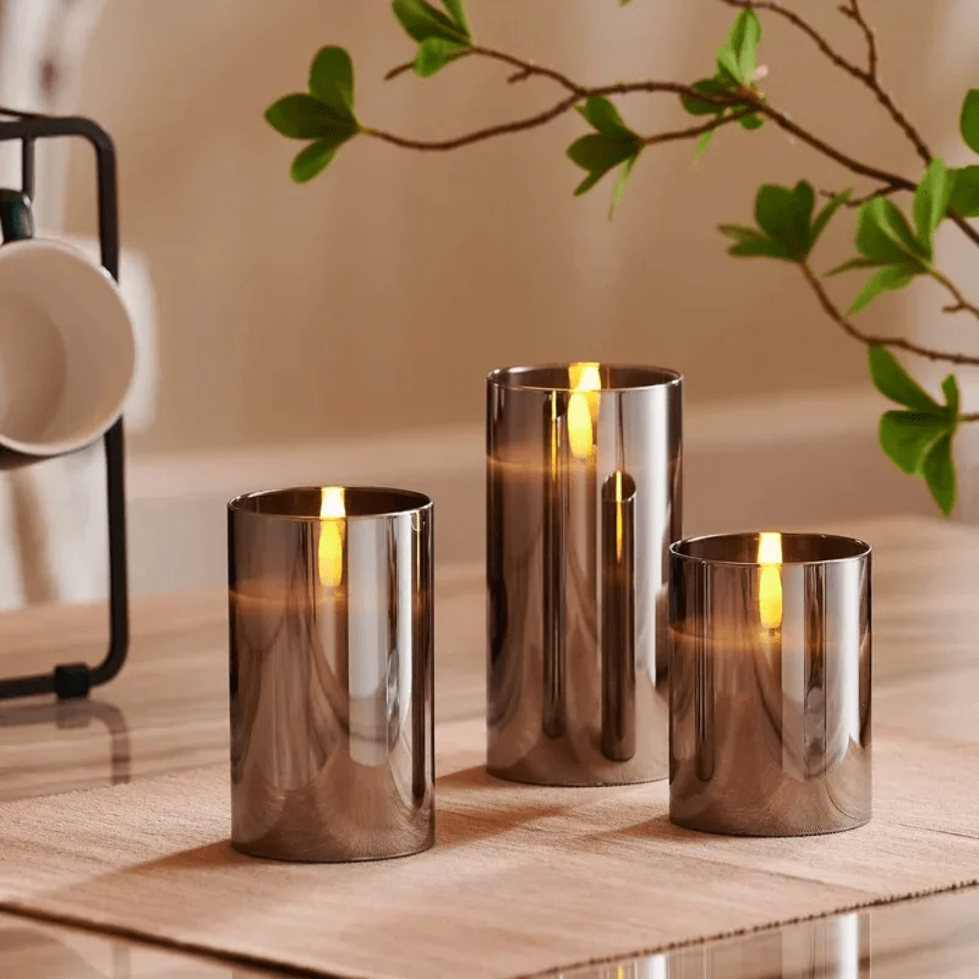 GlowLume - Flammeløse, trådløse LED-lys med sikker og perfekt for alle rom