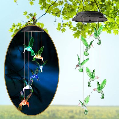 LumiBirds - Lys opp hagen din med solcelledrevne fugler uten behov for kabler