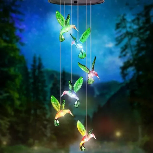 LumiBirds - Lys opp hagen din med solcelledrevne fugler uten behov for kabler