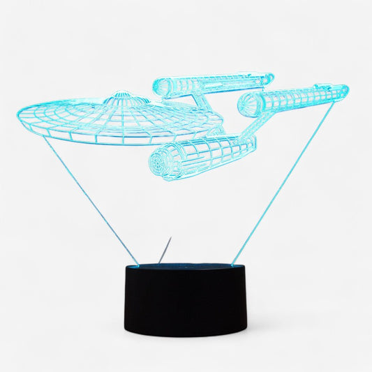 LumoSphere – LED-Lampe med Bordstruktur og Lukket Form