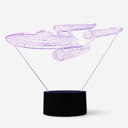 LumoSphere – LED-Lampe med Bordstruktur og Lukket Form