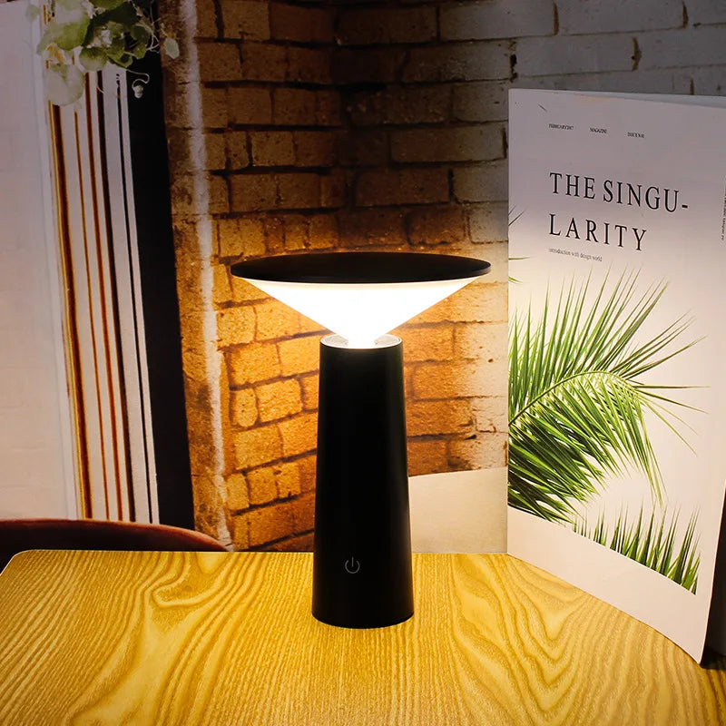 GlowBeam - trådløs bordlampe for moderne livsstil