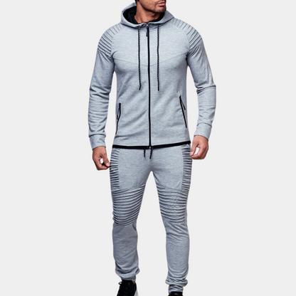 Charles - Sportstreningsdrakt med hettegenser med snøring og joggebukser