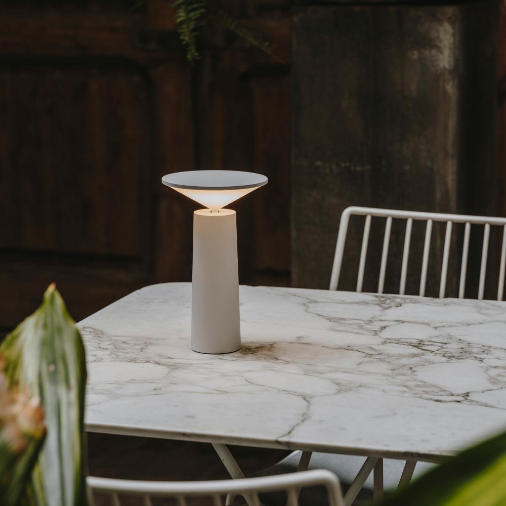 NovaLume - Moderne LED-bordslampe med 360° roterende skjerm og dimbart lys
