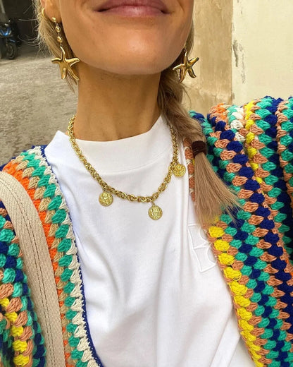 Freya - Komfortabel genser med åpen front for uformell eleganse