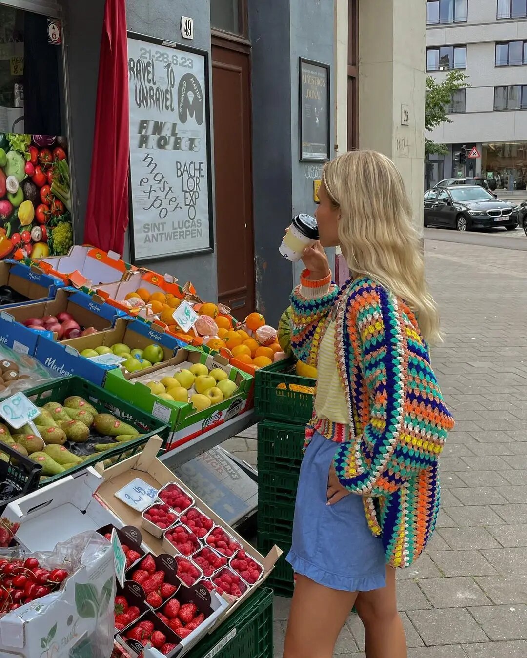 Freya - Komfortabel genser med åpen front for uformell eleganse