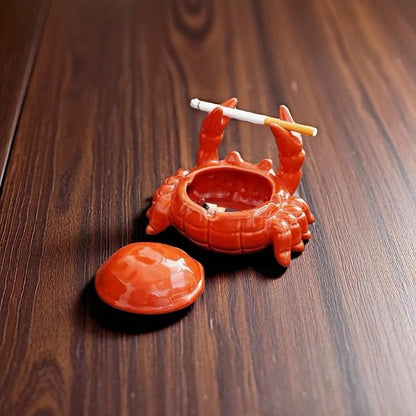 HomeVerve – Keramikkbeholder med Lokket og Krabbeform