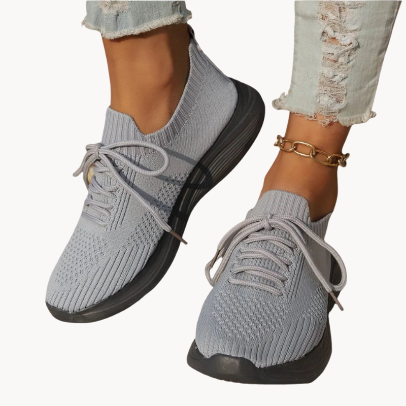 Olivia - Hybrid joggesko med snøring og slip-on med lettvektssåle
