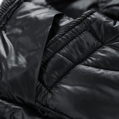 Mason - Vindtett pufferjakke med hette og glidelås