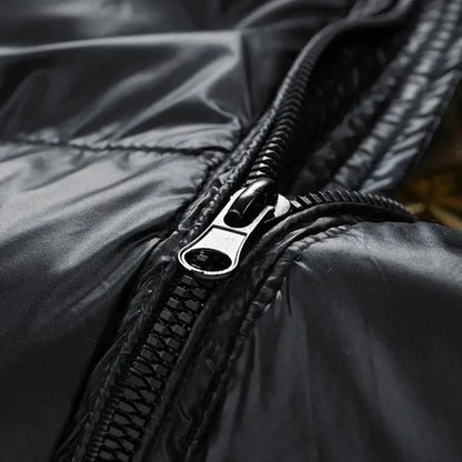 Mason - Vindtett pufferjakke med hette og glidelås