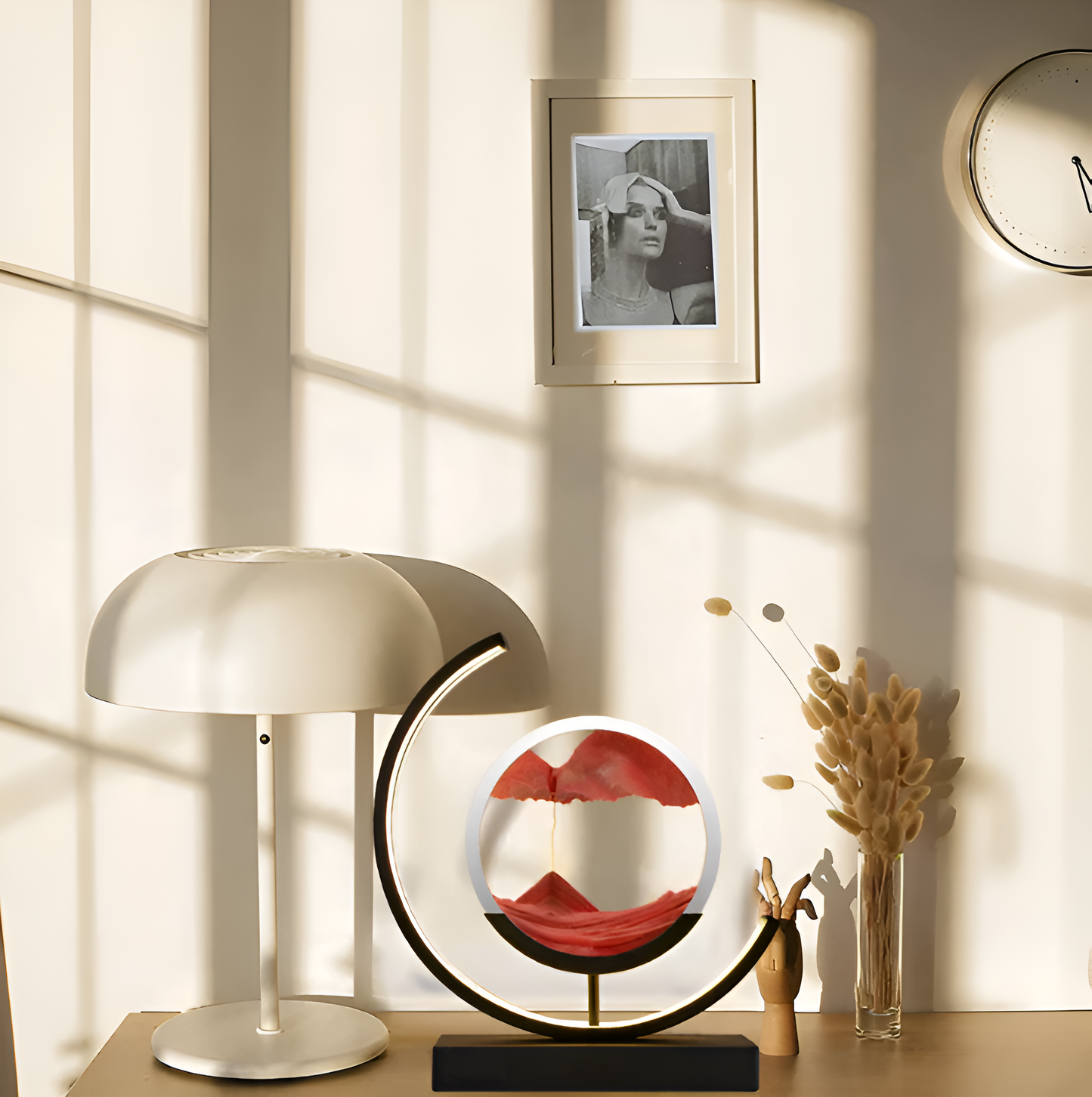 LumiFlow – Visuell LED Sandlys med Justerbar Lysstyrke