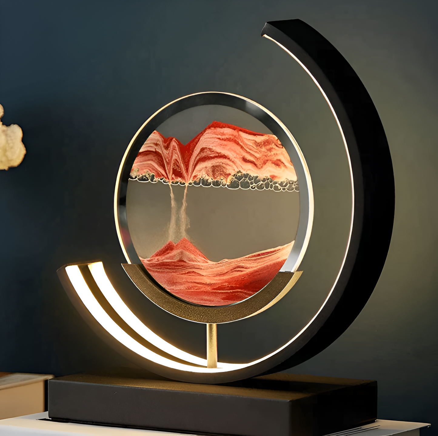 LumiFlow – Visuell LED Sandlys med Justerbar Lysstyrke