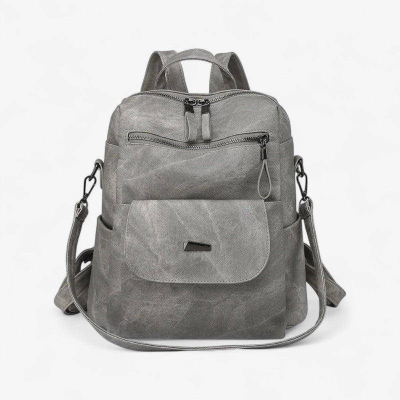 NovaPack – Ryggsekk med Flere Glidelåslommer og Justerbare Stropper