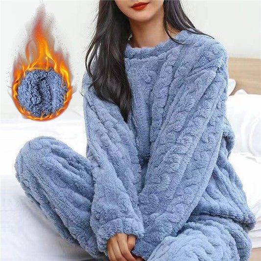 Amelie - Varm Fleece Pyjamas Sett for Maksimal Komfort