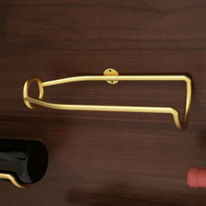 VinoCraft - Minimalistisk veggmontert vinstativ for elegant oppbevaring