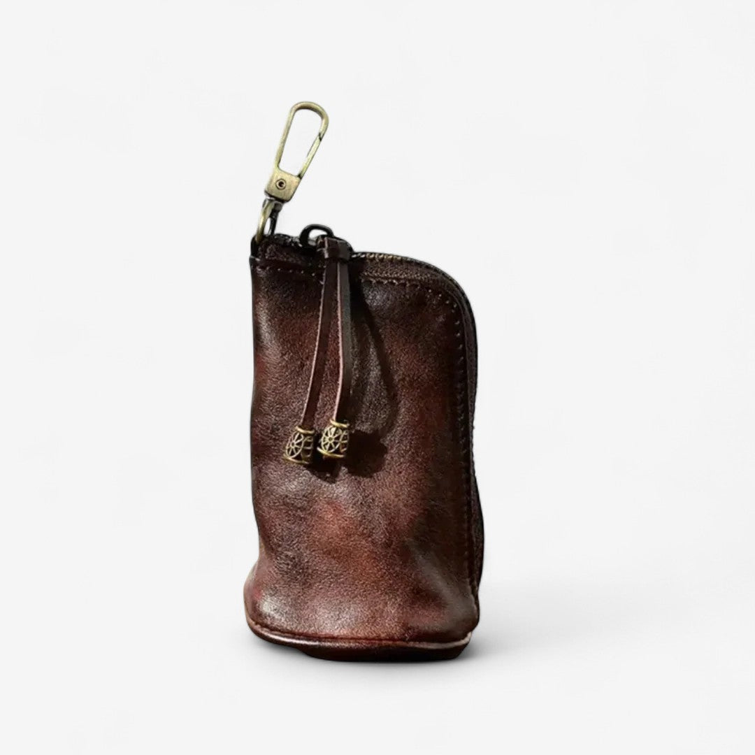 Knut – Nøkkelring lommebok med glidelås og rom