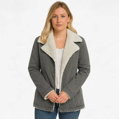 Jolien – Langermet Fleecefrakk med Krage