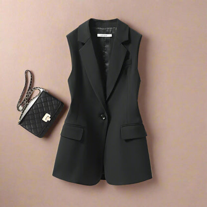 Savannah - Skreddersydd blazer med enkeltknapplukking og hakkslag