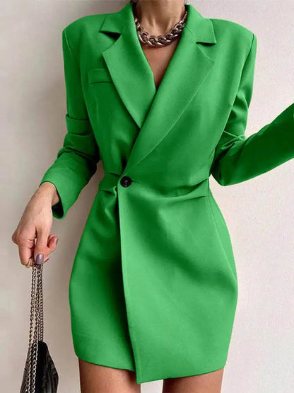 Isla - Chic blazerkjole med lange ermer