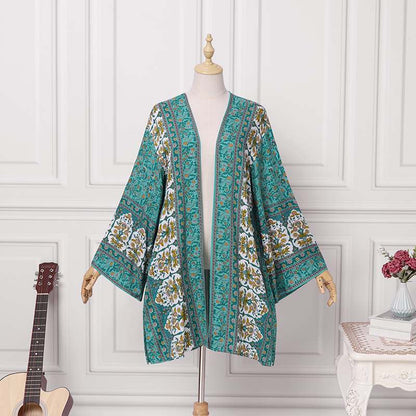 Diana – Stilig Kimono cardigan med utsvingte ermer og åpen front for enkel lagdeling