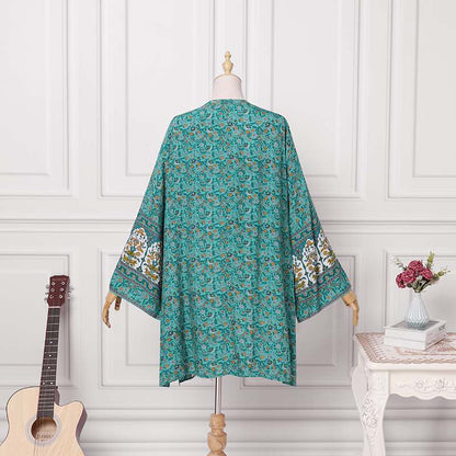 Diana – Stilig Kimono cardigan med utsvingte ermer og åpen front for enkel lagdeling