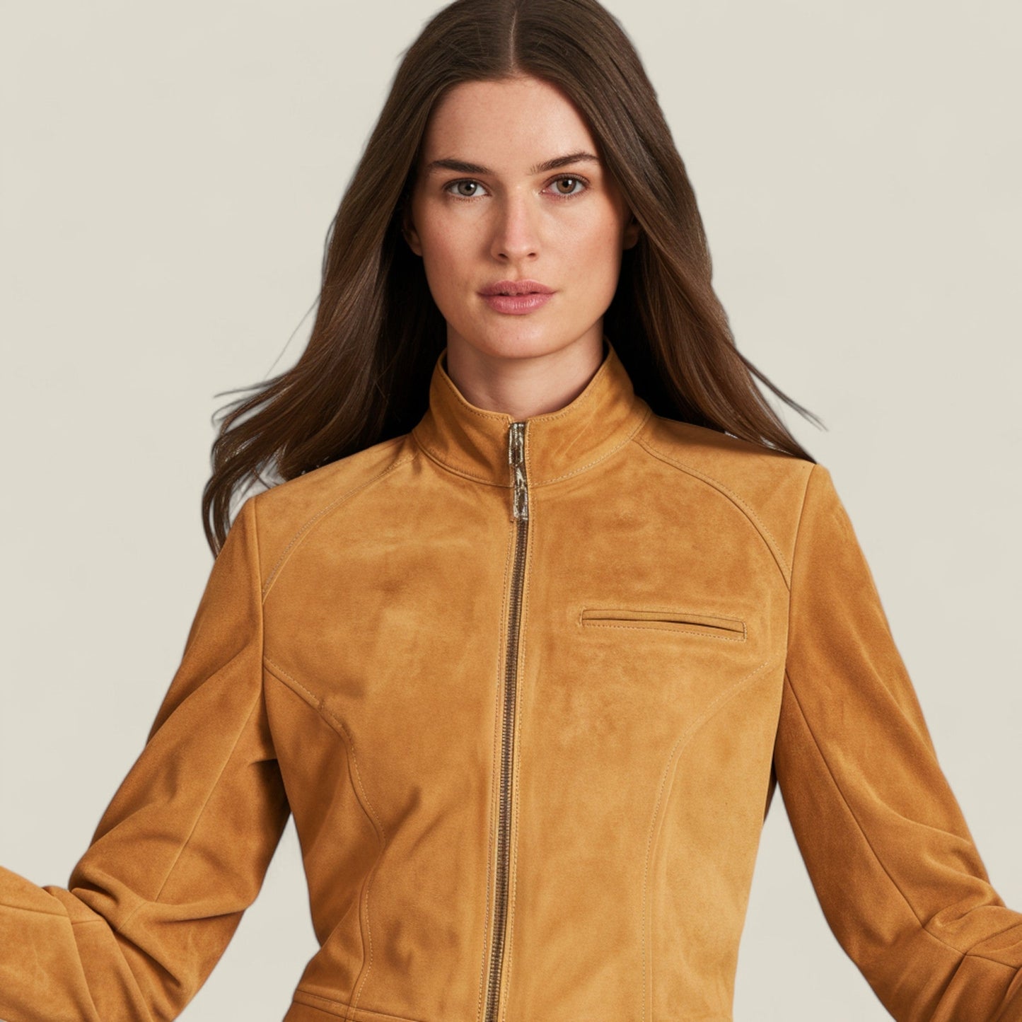 Maya - elegant og flatterende bomberjakke for hverdagsbruk