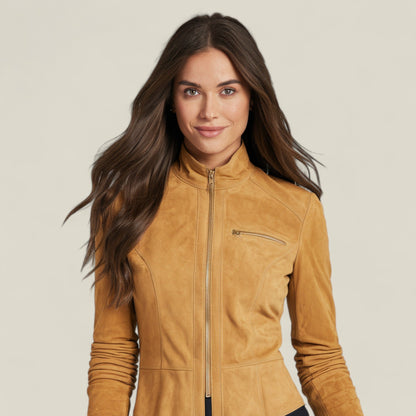 Maya - elegant og flatterende bomberjakke for hverdagsbruk