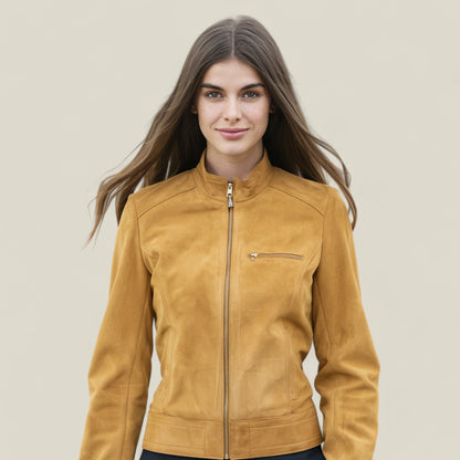 Maya - elegant og flatterende bomberjakke for hverdagsbruk