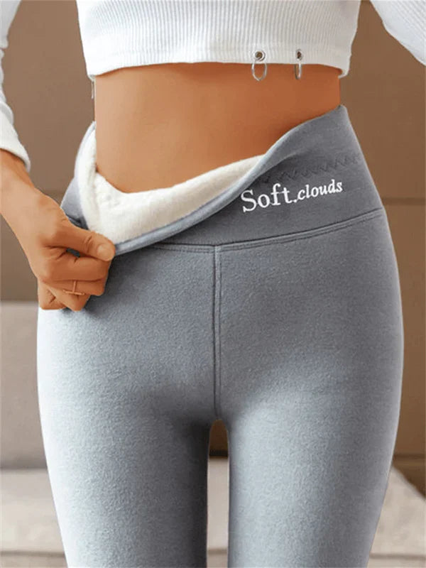 Anna - Varme og koselige fleecefôrede leggings med høy midje
