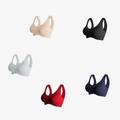 Aria - Plussstørrelse bralette med blondestropper og full dekningsstøtte