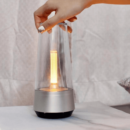 LumiAura - Romantisk LED-lampe i stearinlysstil som kan dimmes