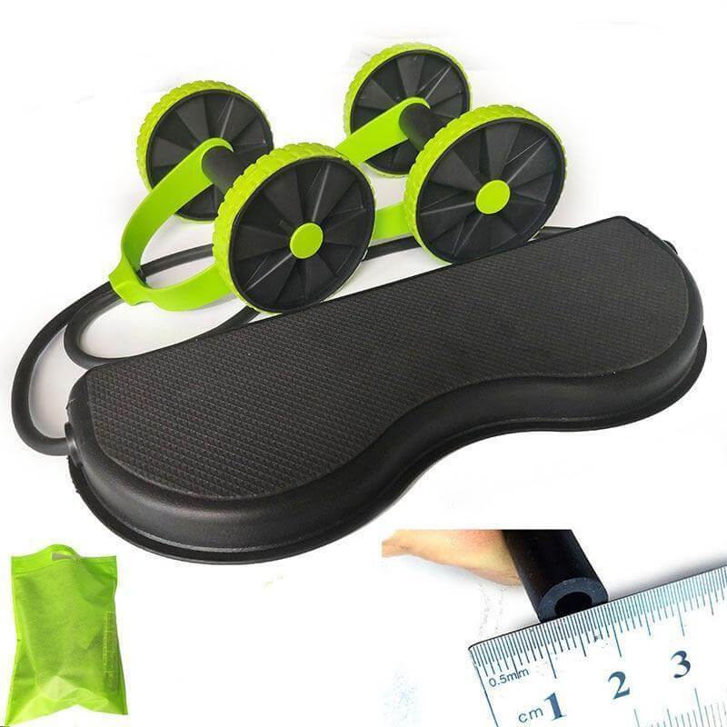 Oidrac - power roll magetrener med to hjul for trening av hele kroppen