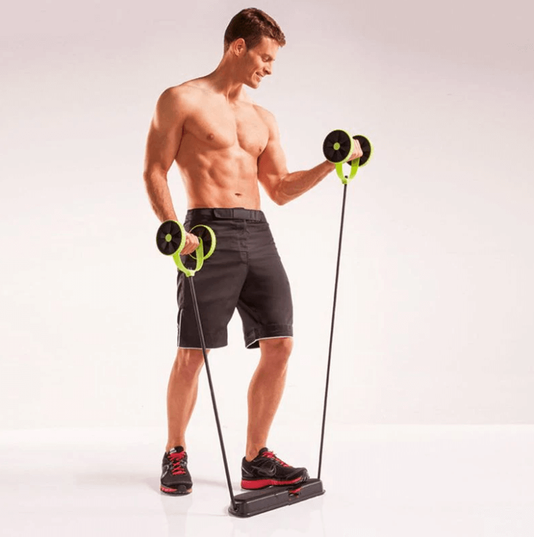 Oidrac - power roll magetrener med to hjul for trening av hele kroppen