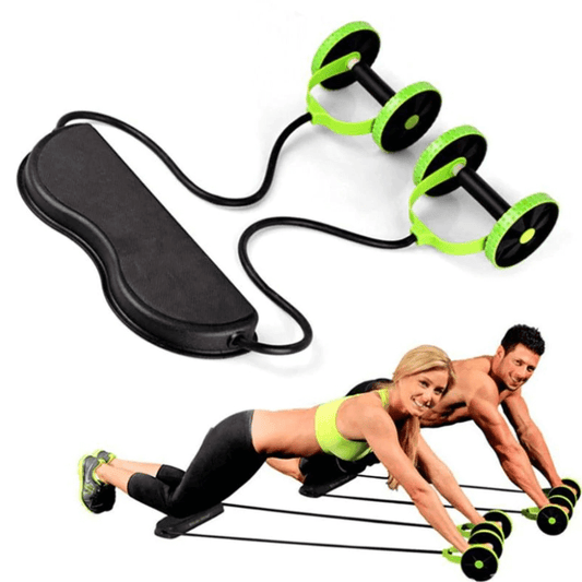 Oidrac - power roll magetrener med to hjul for trening av hele kroppen