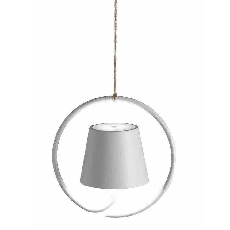 GlowHaven - Oppladbar LED-pendellampe med unik ringdesign