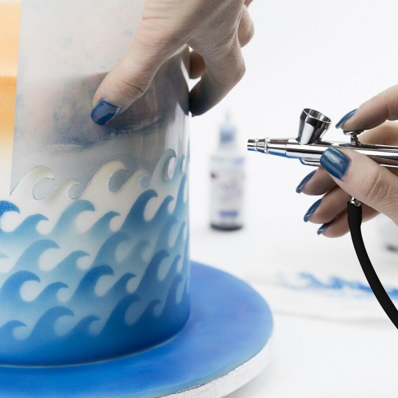 DecoSpray - Airbrush-sett for presisjonsdekorering av kaker småkaker og mer