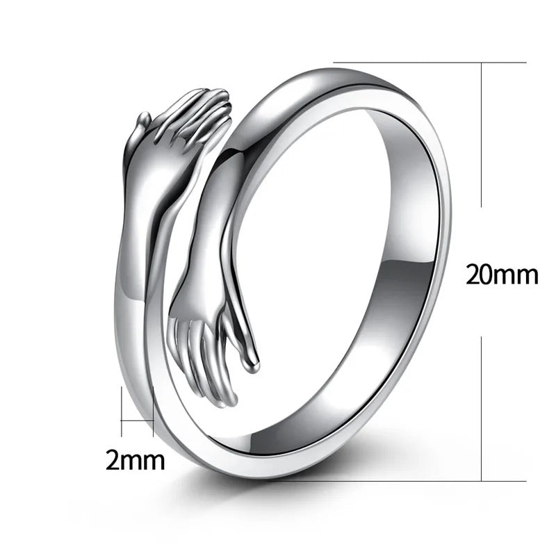 Emma - Emma - Symbolsk justerbar ring for ubrytelige bånd | 1+1 Gratis