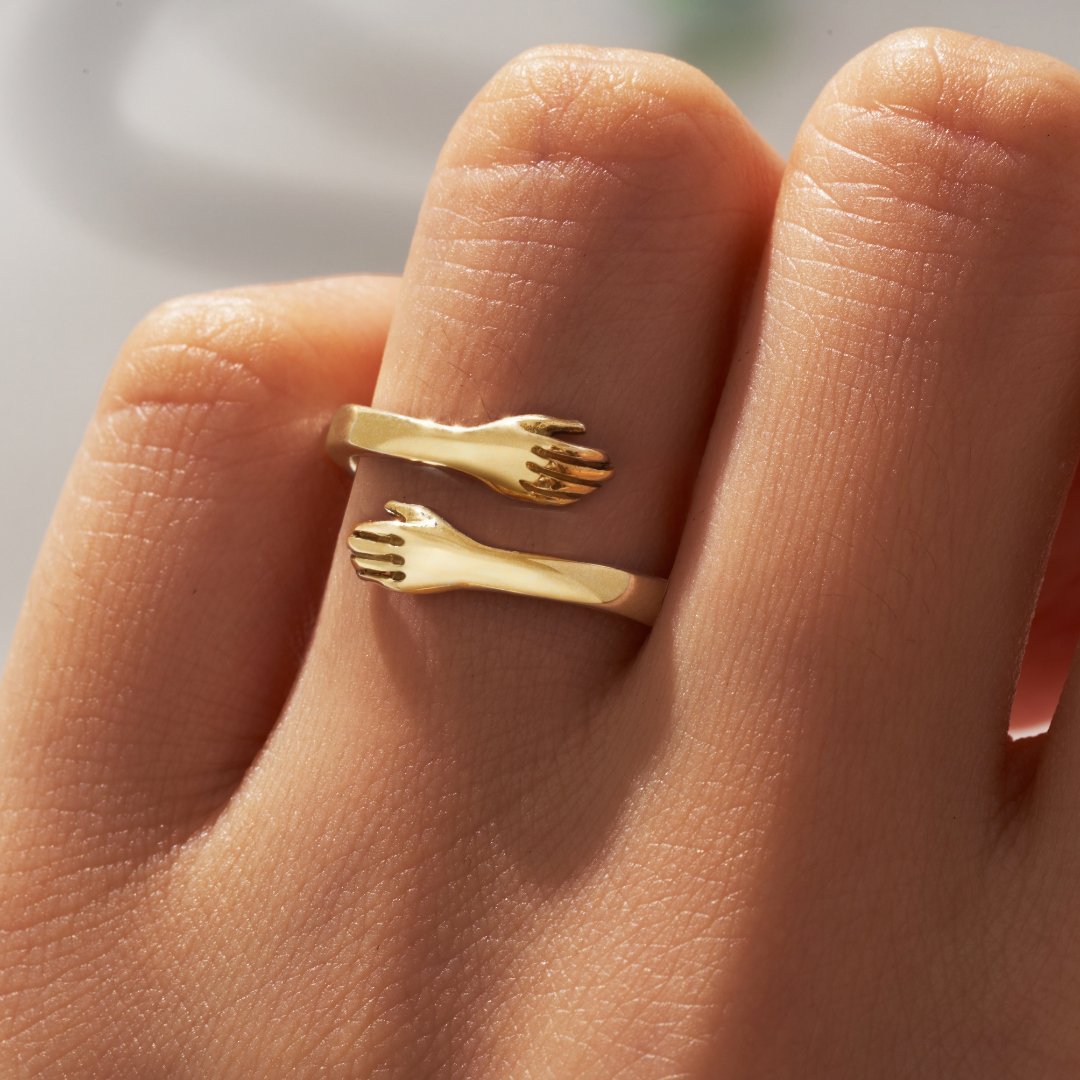 Emma - Emma - Symbolsk justerbar ring for ubrytelige bånd | 1+1 Gratis