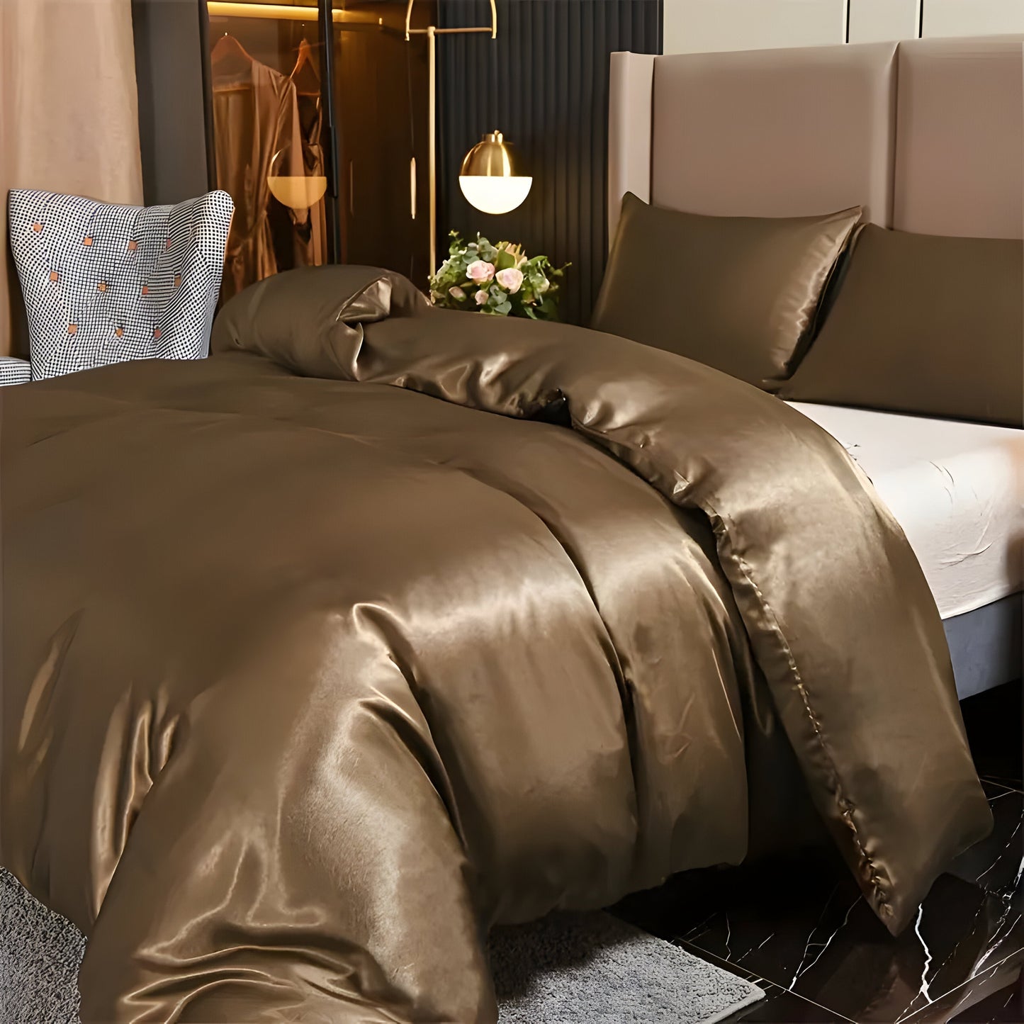 DreamLuxe - Dynetrekk med Skjult Glidelåslukking med Luksuriøs Sover