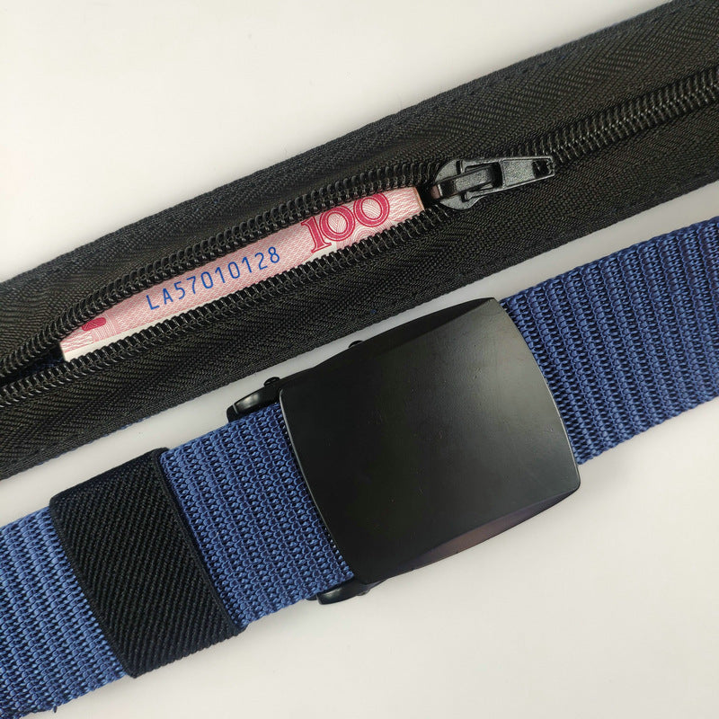 PocketFlex - Belte med skjulte glidelåslommer for praktisk oppbevaring