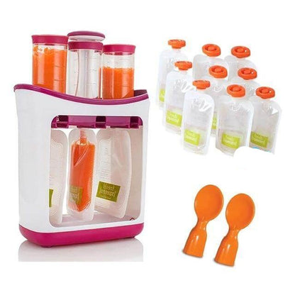 FreshBites - Pressestasjon for barnemat for enkel og problemfri hjemmelaget babymat på farten