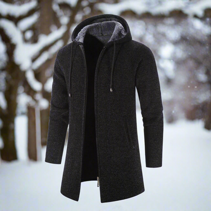 Lucas - Moderne hettejakke med glidelåslommer og justerbar passform