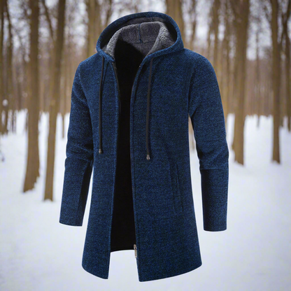 Lucas - Moderne hettejakke med glidelåslommer og justerbar passform